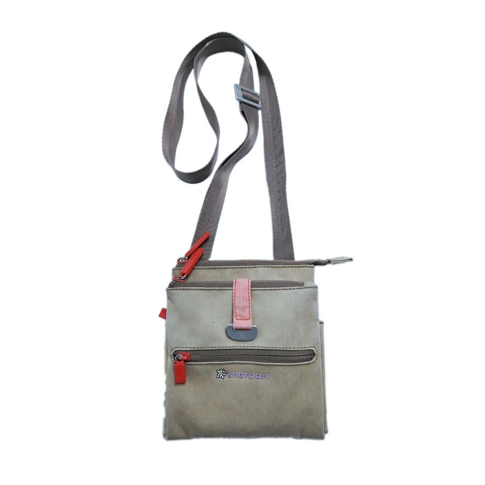 Sherpani Lima Canvas Crossbody Shoulder Bag Eco-Friendly Small Credit Card